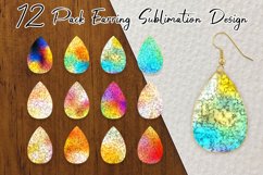 Sublimation earring bundle background marble texture Product Image 1