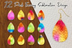 Sublimation earring bundle background marble texture Product Image 1