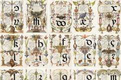 Set 2 Lettering Models from Antique Calligraphy Design Book Product Image 2