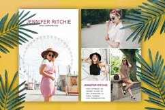 Model Comp Card Template PSD &amp; MS Word Template Product Image 2