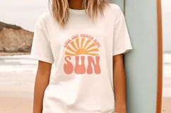 Girls just wanna have sun | Retro summer SVG Product Image 4