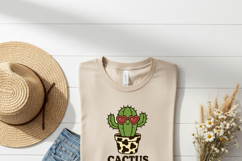 Cactus Cutie Png, Western Boho Sublimation Design Desert Png Product Image 2
