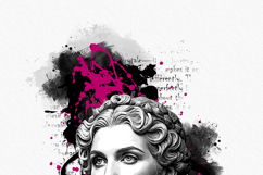 Abstract Ink Splash Portrait Wall Art Photo Effect Product Image 6