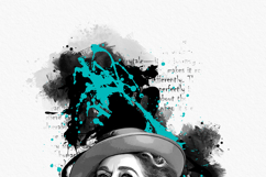 Abstract Ink Splash Portrait Wall Art Photo Effect Product Image 7