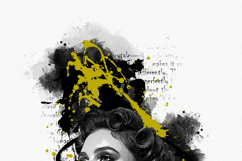 Abstract Ink Splash Portrait Wall Art Photo Effect Product Image 8