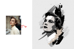 Ink Splash Wall Art Photo Effect Template Product Image 4