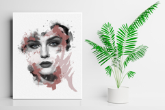 Modern Abstract Portrait Art Photo Effect Product Image 1