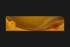 Modern abstract wave orange fluid vector Product Image 2