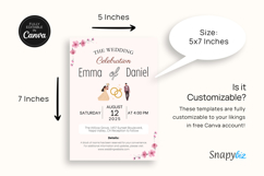 Editable Elegant Modern Beige Wedding Invitation Template Product Image 5