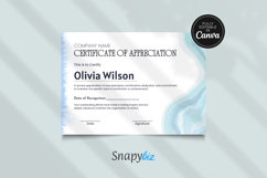 Printable Blue Certificate of Appreciation Custom Template Product Image 11
