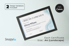 Printable Blue Certificate of Appreciation Custom Template Product Image 8