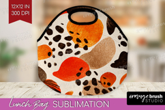 Modern Boho Lunch Bag - Doodle Texture Lunch Bug PNG Product Image 1