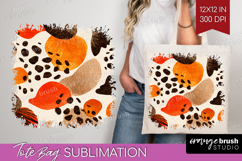 Modern Boho Tote Bag - Doodle Texture Tote Bag PNG Product Image 1