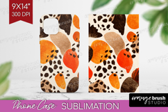 Modern Boho Phone Case PNG - Doodle Texture Case PNG Product Image 1
