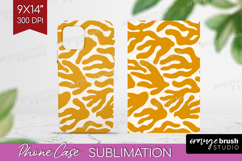 Modern Boho Phone Case PNG - Doodle Texture Case PNG Product Image 1