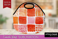 Modern Boho Lunch Bag - Doodle Texture Lunch Bug PNG Product Image 1