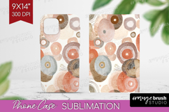 Modern Boho Phone Case PNG - Doodle Texture Case PNG Product Image 1