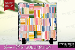 Modern Boho Slate PNG - Doodle Texture Square Slate Product Image 1