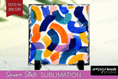 Modern Boho Slate PNG - Doodle Texture Square Slate Product Image 1