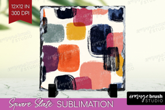 Modern Boho Slate PNG - Doodle Texture Square Slate Product Image 1
