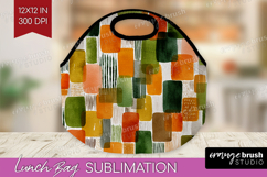 Modern Boho Lunch Bag - Doodle Texture Lunch Bug PNG Product Image 1