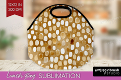 Modern Boho Lunch Bag - Doodle Texture Lunch Bug PNG Product Image 1