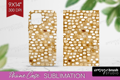 Modern Boho Phone Case PNG - Doodle Texture Case PNG Product Image 1