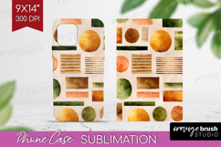 Modern Boho Phone Case PNG - Doodle Texture Case PNG Product Image 1