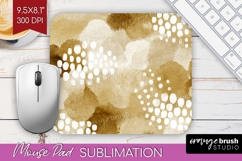 Modern Boho Mouse Pad Sublimation - Doodle Texture Mousepad Product Image 1