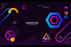 Modern colorful geometric background concept Product Image 2