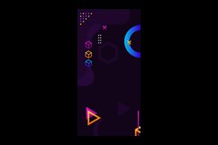 Modern colorful geometric background vertical banner Product Image 2