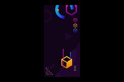 Modern colorful geometric background vertical banner concept Product Image 2
