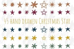 Modern Colorful Christmas Trees and shapes boho Clip Art. Product Image 4