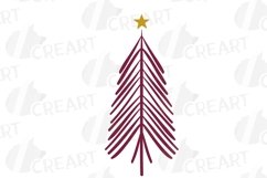 Modern Colorful Christmas Trees and shapes boho Clip Art. Product Image 16