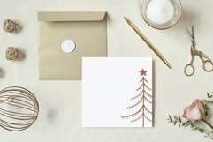 Modern Colorful Christmas Trees and shapes boho Clip Art. Product Image 9