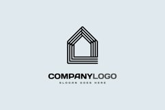 Modern creative geometric line logo concept Product Image 1