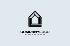 Modern creative geometric line logo concept Product Image 2