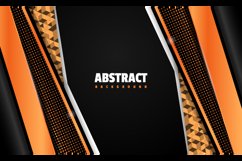 Modern dark navy background with shinny metallic orange Product Image 2