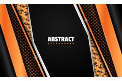 Modern dark navy background with shinny metallic orange Product Image 1