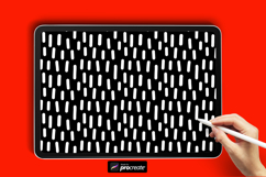 Modern Dash Texture Brush for Procreate