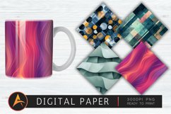 Modern Digital Paper Background Product Image 1