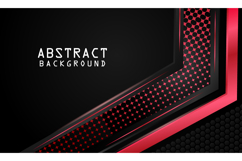 Modern futuristic geometry dark abstract with dark red overl Product Image 1