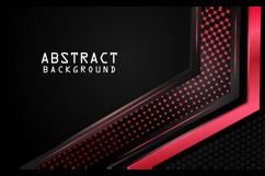 Modern futuristic geometry dark abstract with dark red overl Product Image 2