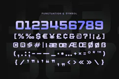 Modern Futuristic - Modern Futuristic Sci-fi Font Product Image 11