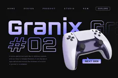 Modern Futuristic - Modern Futuristic Sci-fi Font Product Image 3