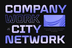 Modern Futuristic - Modern Futuristic Sci-fi Font Product Image 6