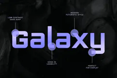 Modern Futuristic - Modern Futuristic Sci-fi Font Product Image 8