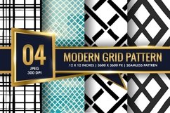 Modern Grid Patten Design Digital Paper Product Image 1