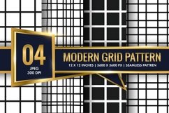 Modern Grid Patten Design Digital Paper Product Image 1