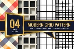 Modern Grid Patten Design Digital Paper Product Image 1